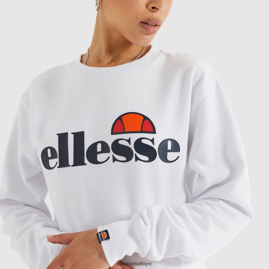 kadınlar agata kazak JDV02R31 Giyim Ellesse beyaz