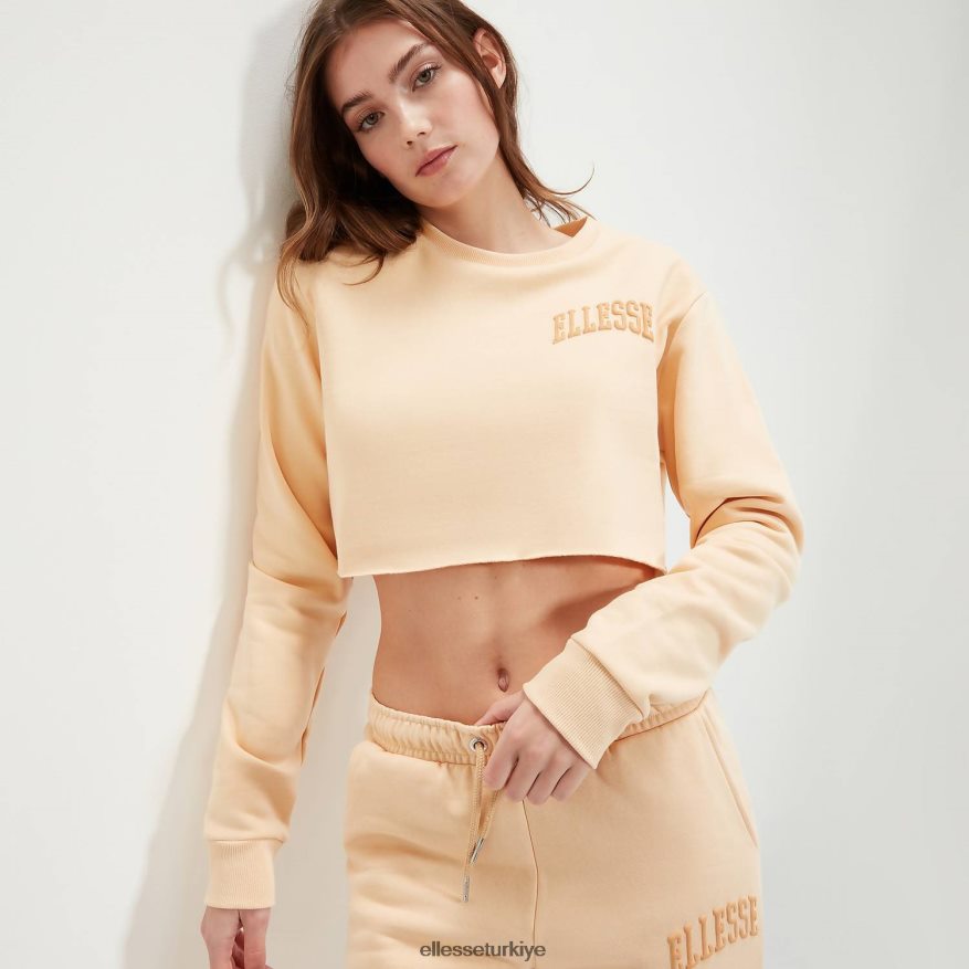 kadınlar canleo mahsul kazak JDV02R40 Giyim Ellesse açık kahverengi