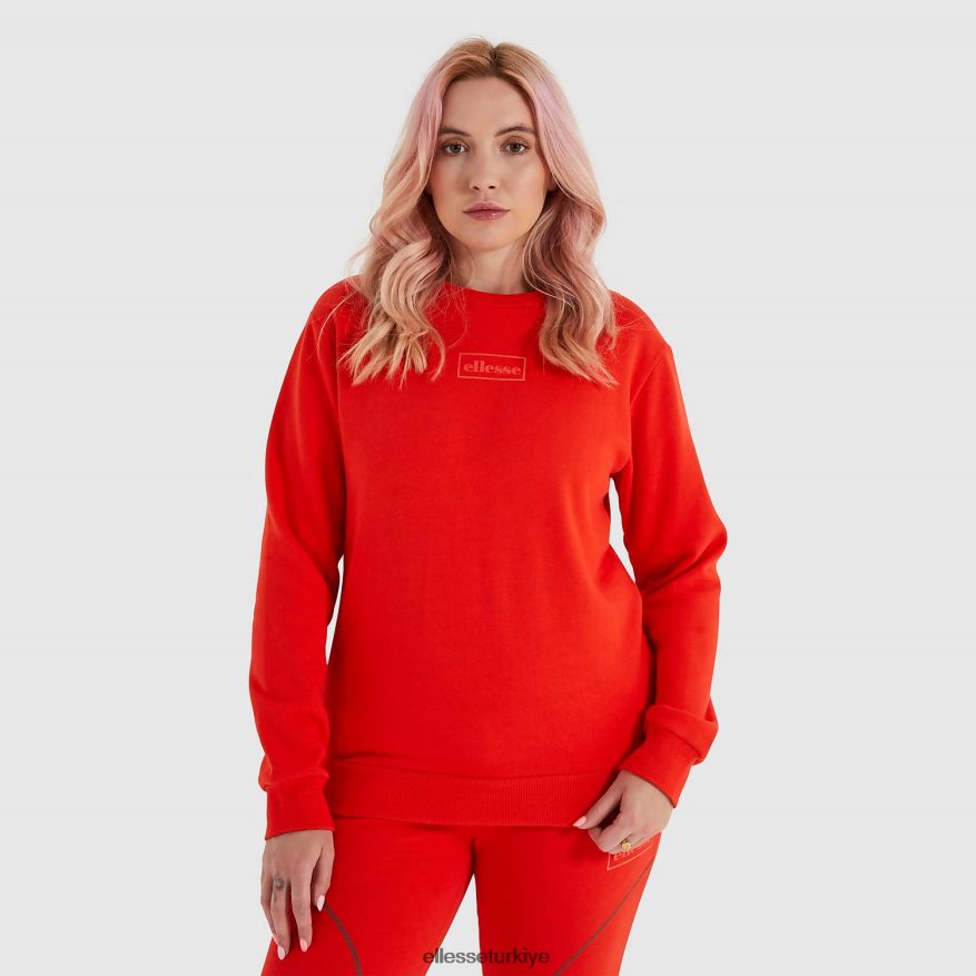 kadınlar verala kazak JDV02R169 Giyim Ellesse kırmızı