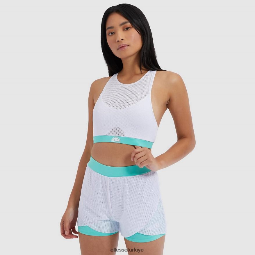 kadınlar chrisanto kırpılmış yelek JDV02R242 Giyim Ellesse beyaz
