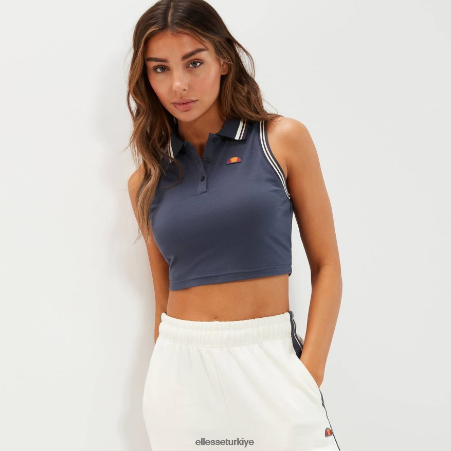 kadınlar villati mahsul yelek JDV02R51 Giyim Ellesse koyu mavi