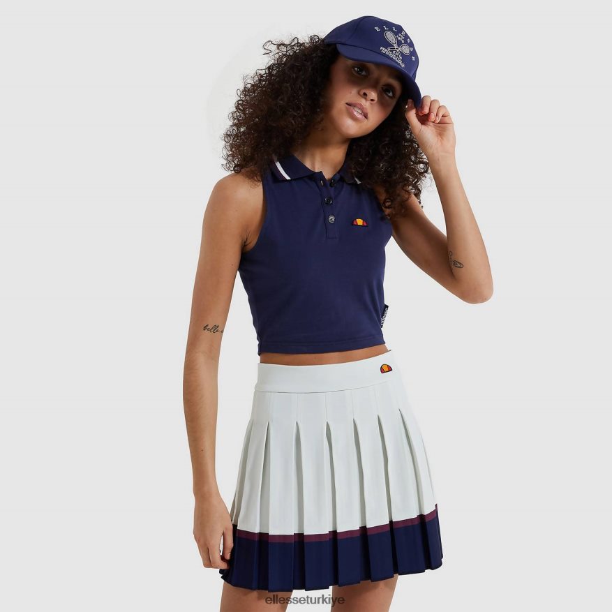 kadınlar üzerine kırpılmış yelek JDV02R213 Giyim Ellesse Donanma