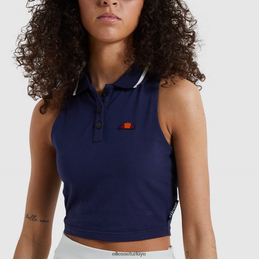 kadınlar üzerine kırpılmış yelek JDV02R213 Giyim Ellesse Donanma