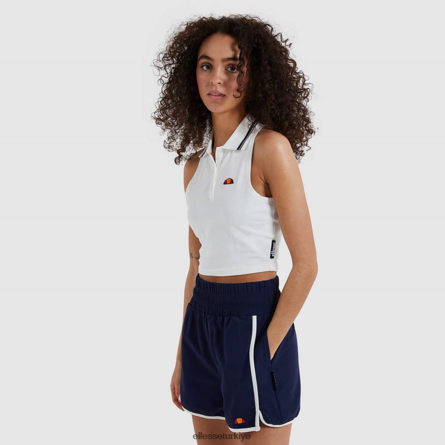 kadınlar üzerine kırpılmış yelek JDV02R239 Giyim Ellesse Beyaz kapalı