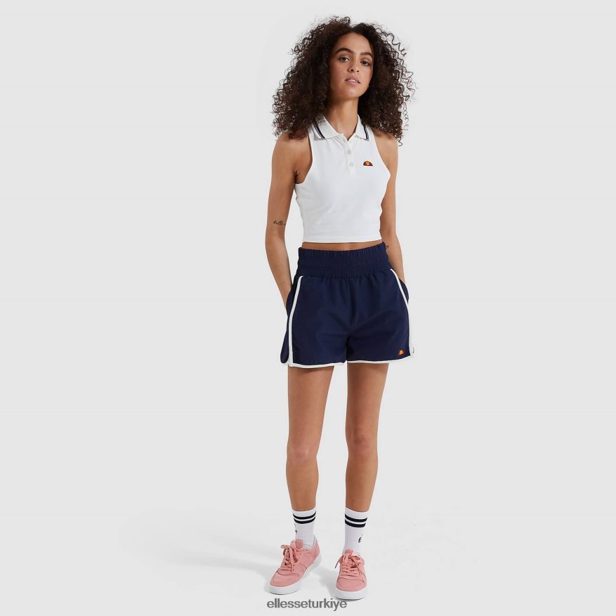 kadınlar üzerine kırpılmış yelek JDV02R239 Giyim Ellesse Beyaz kapalı