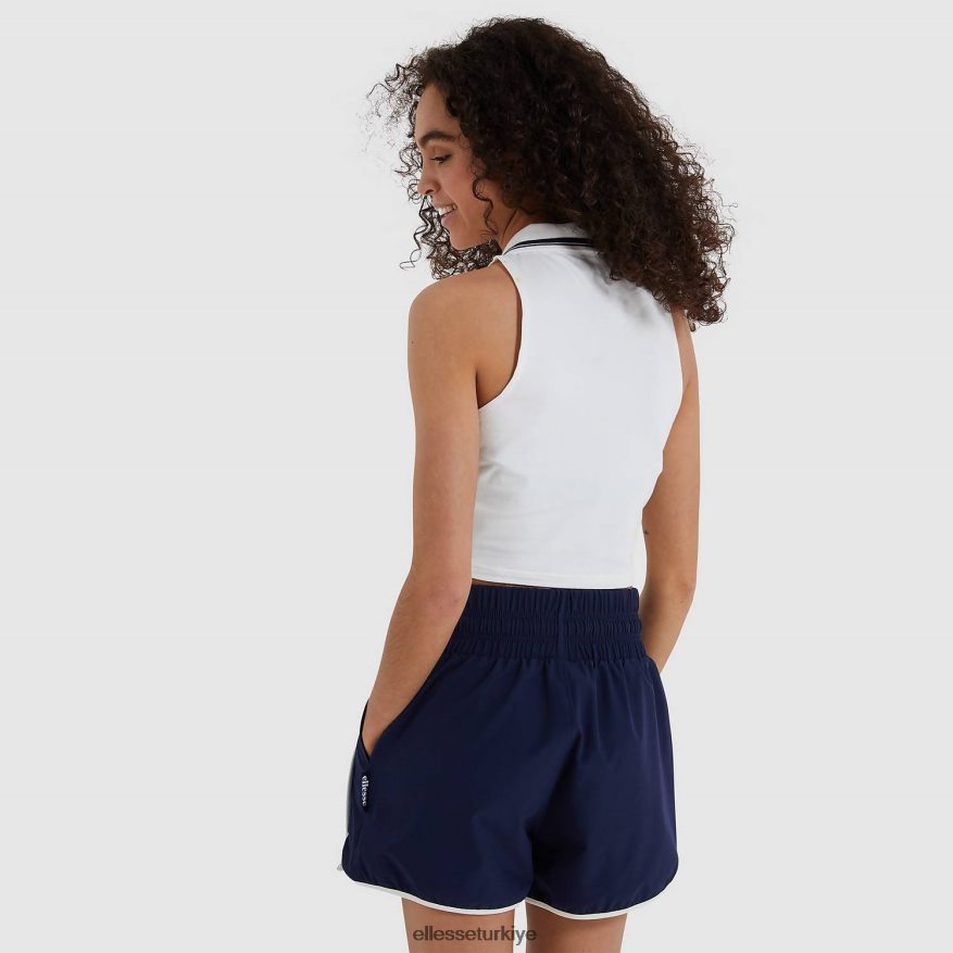 kadınlar üzerine kırpılmış yelek JDV02R239 Giyim Ellesse Beyaz kapalı