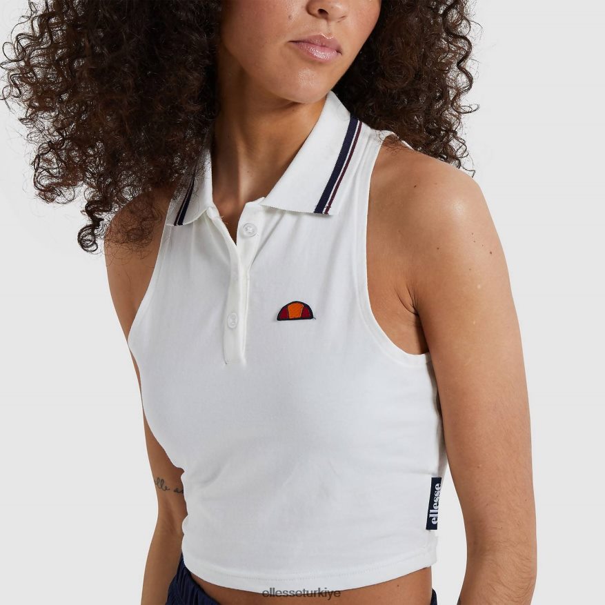 kadınlar üzerine kırpılmış yelek JDV02R239 Giyim Ellesse Beyaz kapalı