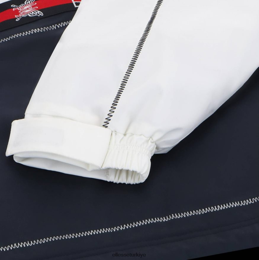üniseks yarın kayak ceketi JDV02R9 Giyim Ellesse siyah beyaz
