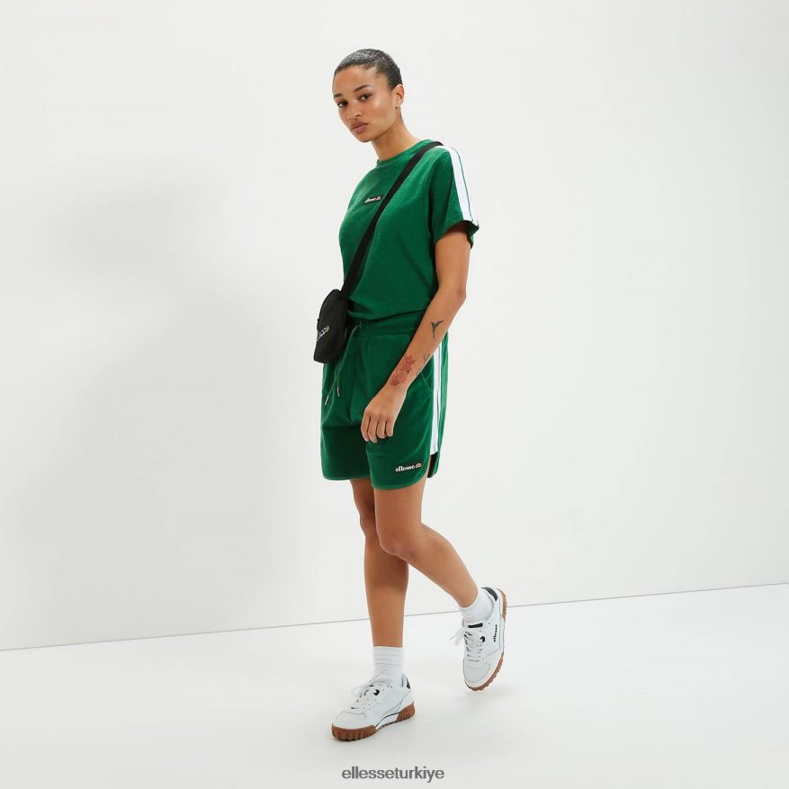 üniseks kısa kes JDV02R138 Giyim Ellesse yeşil