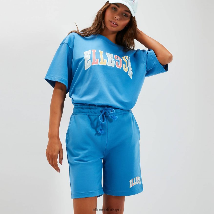 üniseks kısa var JDV02R141 Giyim Ellesse mavi