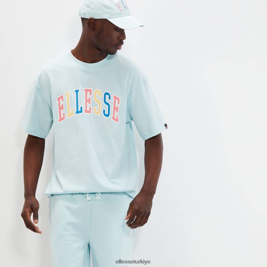 üniseks calipsi tişört JDV02R71 Giyim Ellesse açık mavi