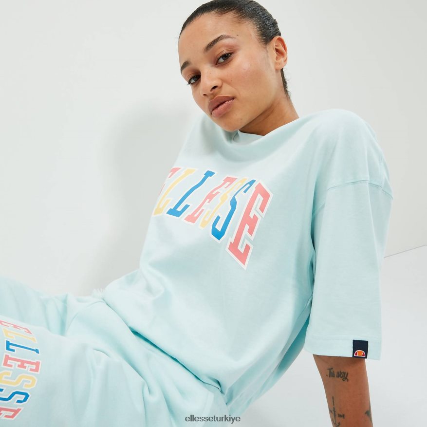 üniseks calipsi tişört JDV02R71 Giyim Ellesse açık mavi