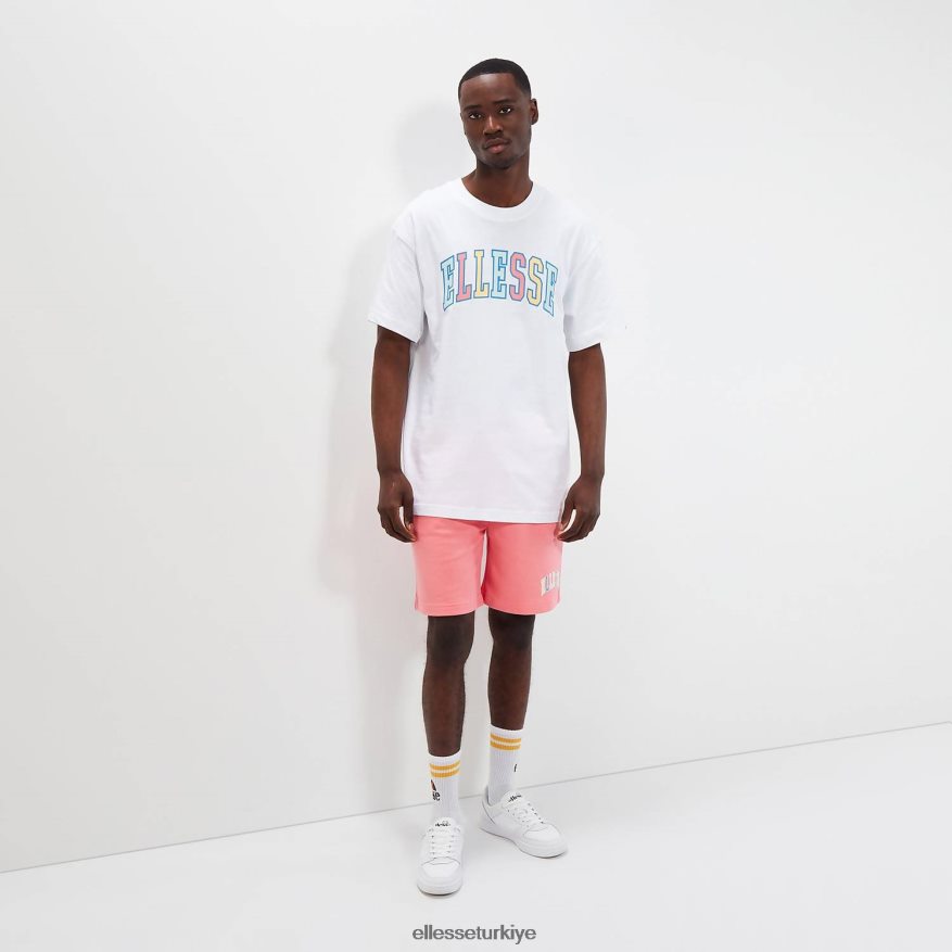 üniseks calipsi tişört JDV02R72 Giyim Ellesse beyaz