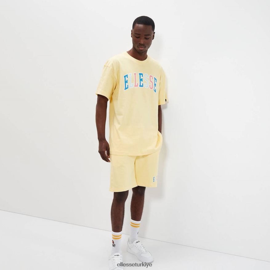 üniseks calipsi tişört JDV02R73 Giyim Ellesse açık sarı