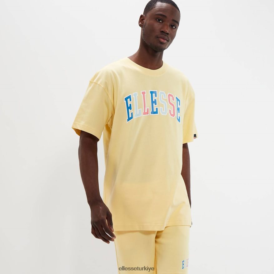 üniseks calipsi tişört JDV02R73 Giyim Ellesse açık sarı
