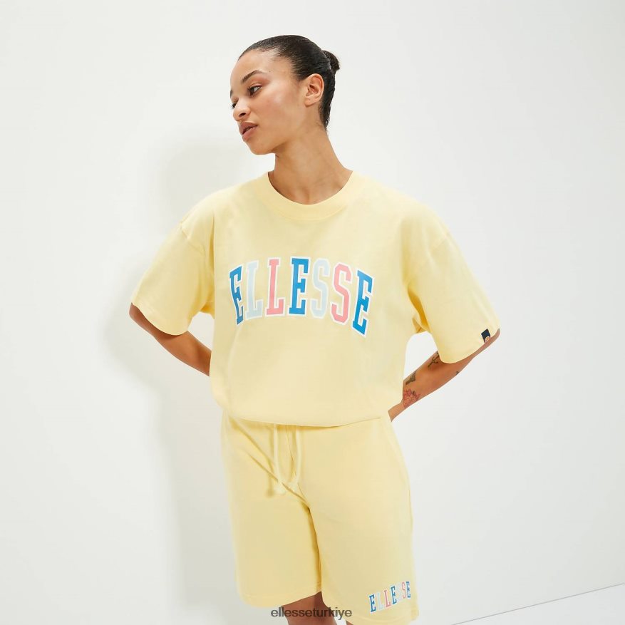 üniseks calipsi tişört JDV02R73 Giyim Ellesse açık sarı