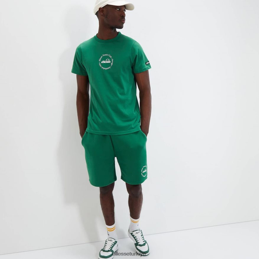 üniseks melodi tişört JDV02R80 Giyim Ellesse yeşil