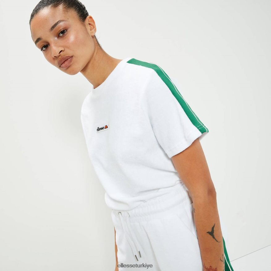 üniseks piaria tişört JDV02R78 Giyim Ellesse beyaz