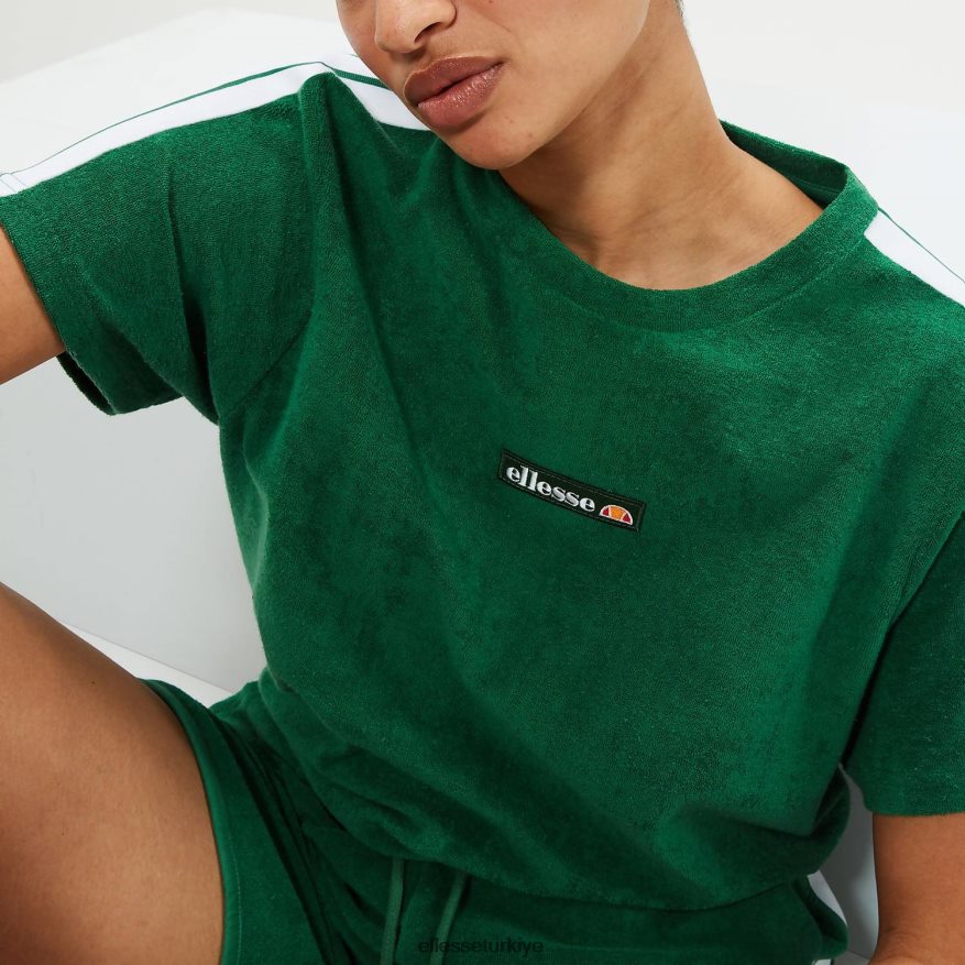 üniseks piaria tişört JDV02R79 Giyim Ellesse yeşil