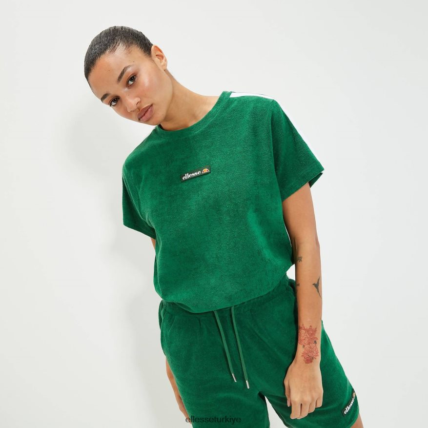 üniseks piaria tişört JDV02R79 Giyim Ellesse yeşil