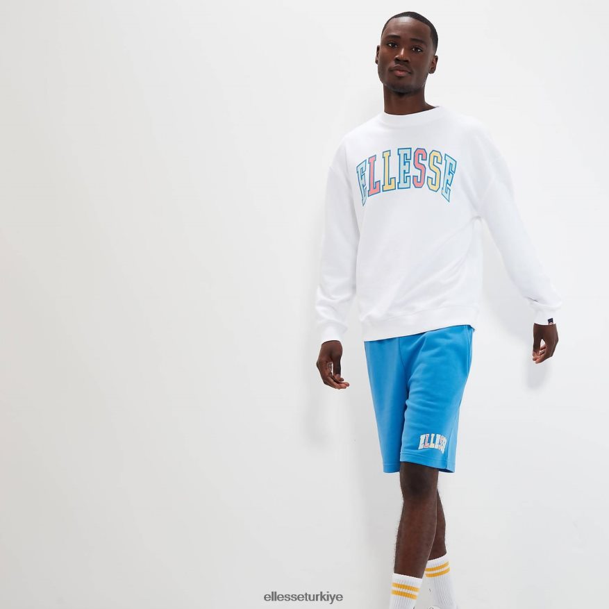 üniseks şemsiye kazak JDV02R303 Giyim Ellesse beyaz