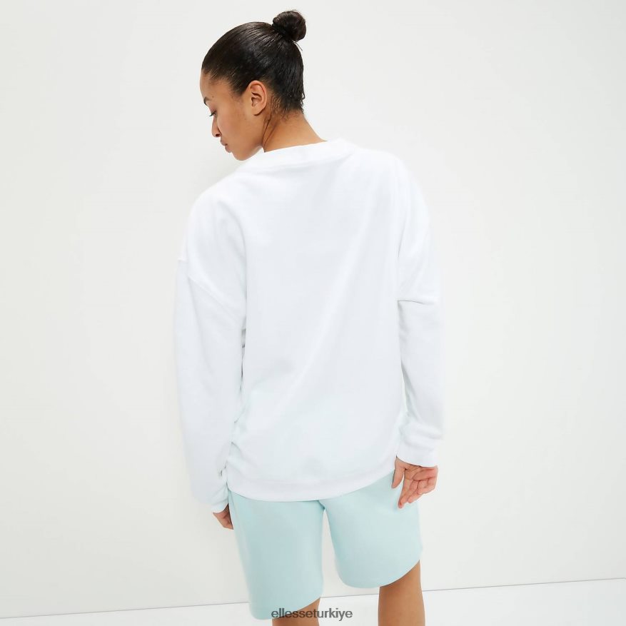 üniseks şemsiye kazak JDV02R303 Giyim Ellesse beyaz